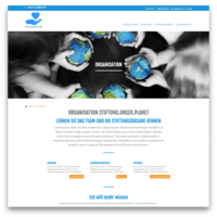 Website template for foundations