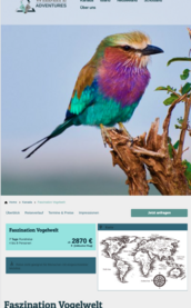 Ein bunter Vogel mit leuchtend grünen, blauen und lila Federn sitzt auf einem Ast und blickt aufmerksam in die Umgebung.