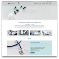 Website template for the medical field