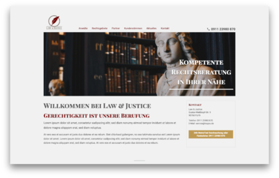 TYPO3-Template for attorneys