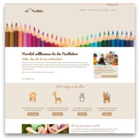 Website template for childcare