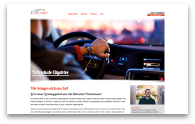 TYPO3-Template for driving schools