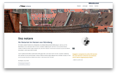 TYPO3-Template for notaries