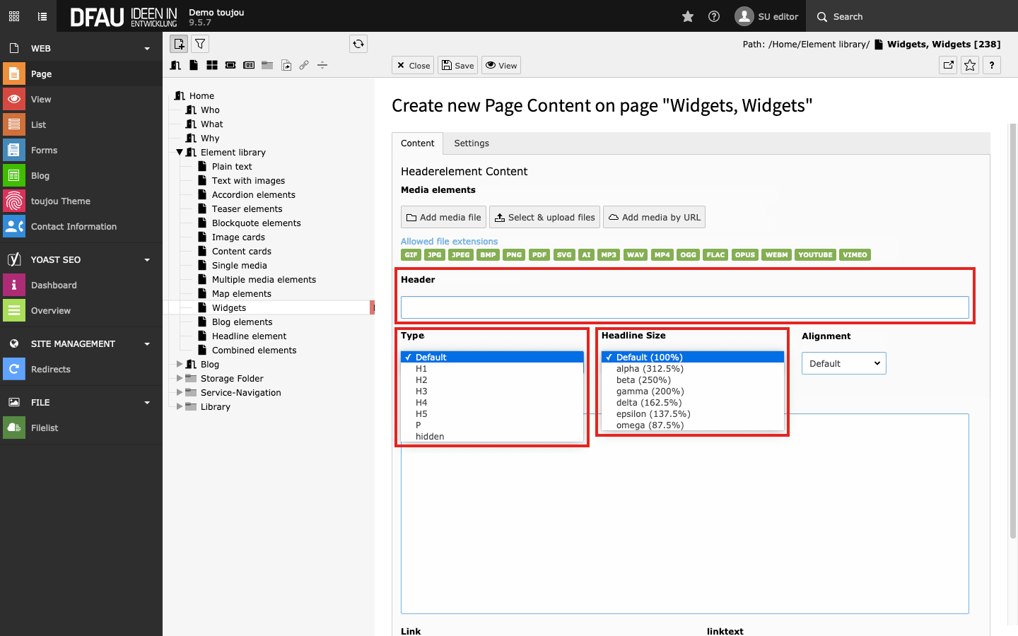 Sparse Image Header Header media 3:1 ratio